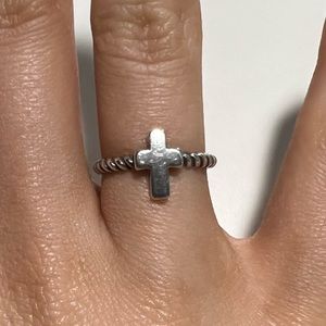 James Avery Twisted Cross Ring